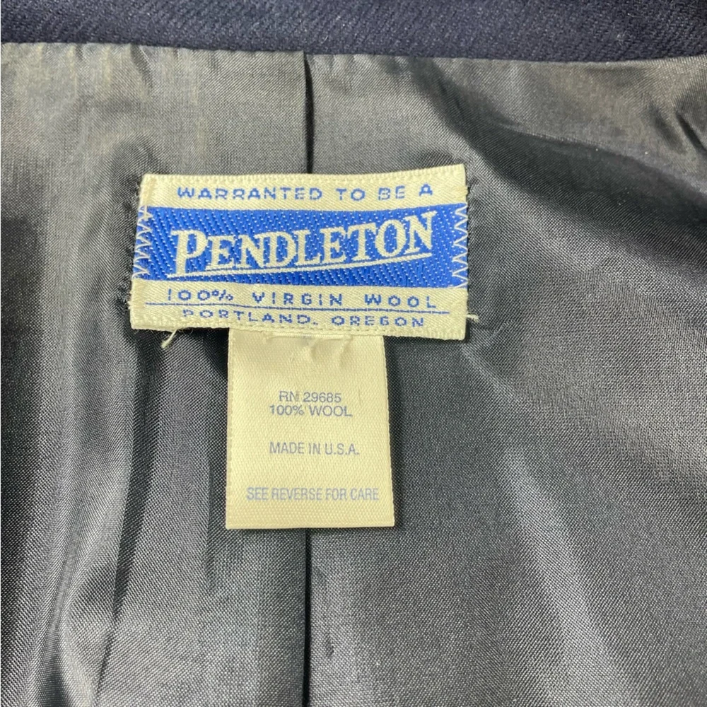 🔥Pendleton Wool 100% Blue Men’s Blazer Coat Jacket